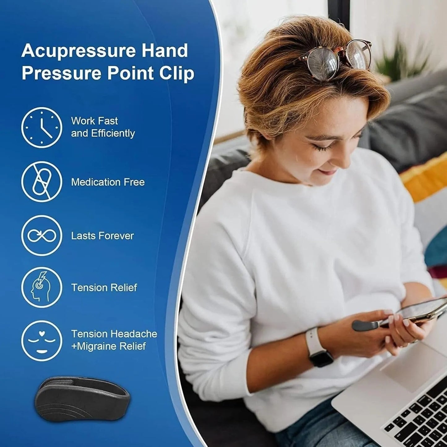 Sugar Control Acupressure Clip for Diabetics