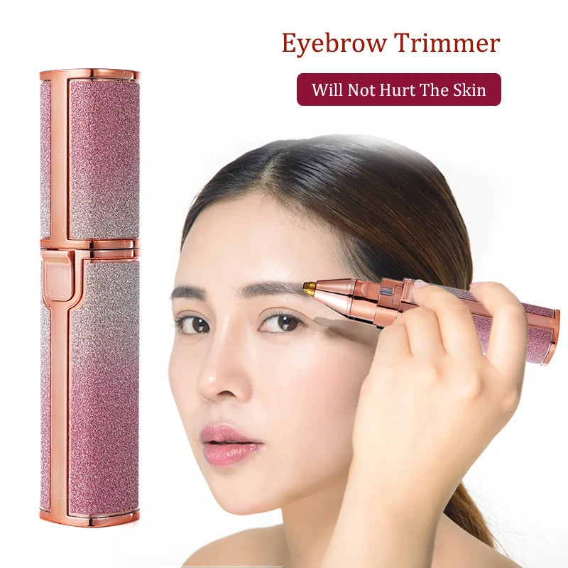 2 in 1 Facial Hair Remover and Eyebrow Trimmer