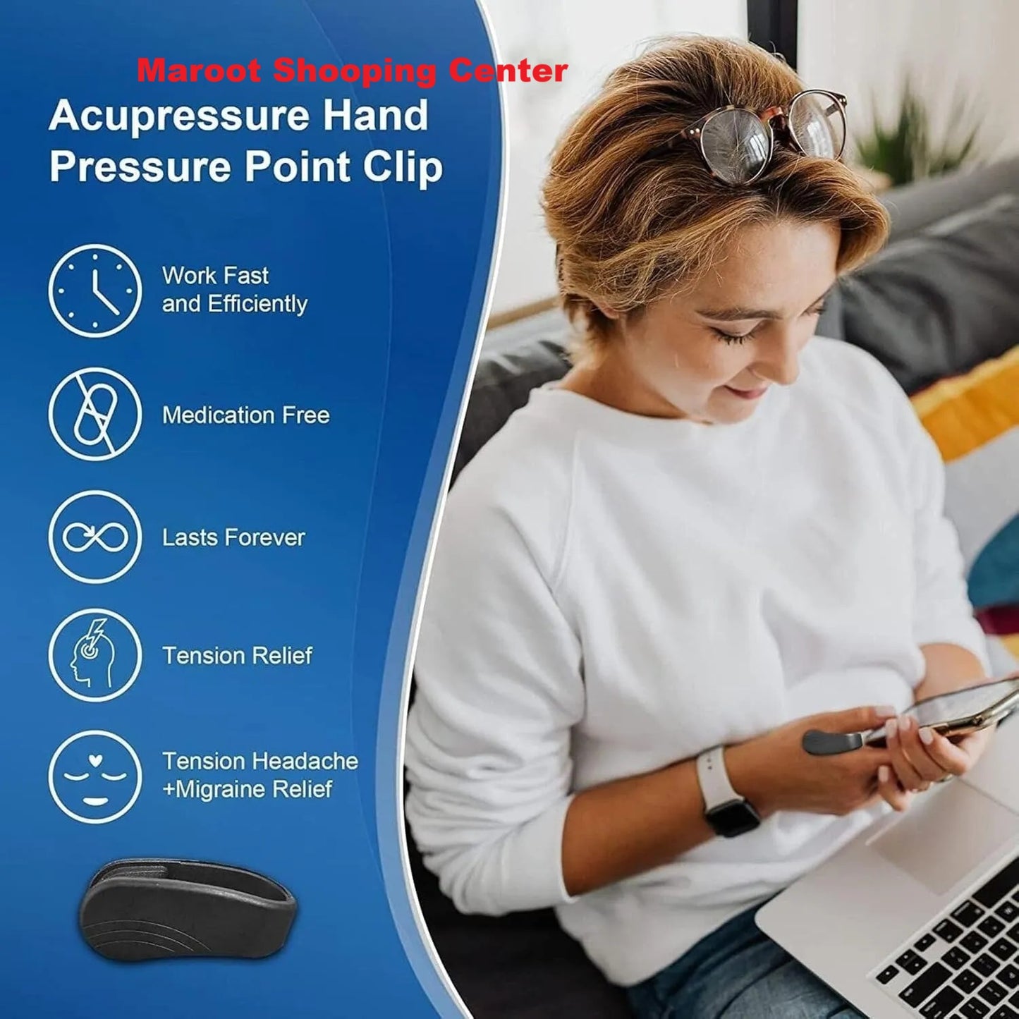 Sugar Control Acupressure Clip for Diabetics