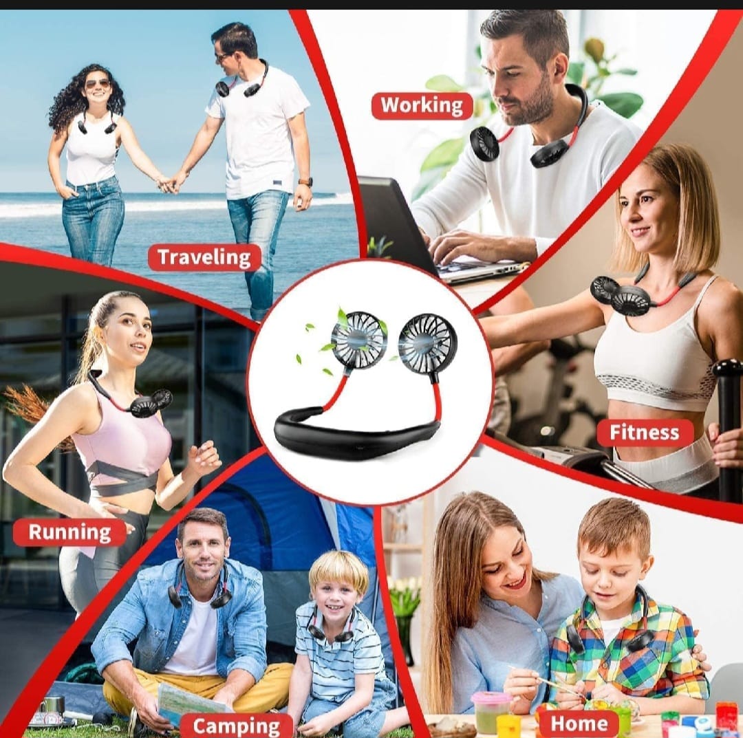 Rechargeable Neck Fan