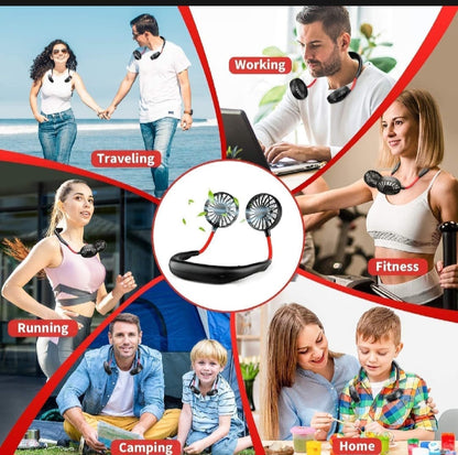 Rechargeable Neck Fan