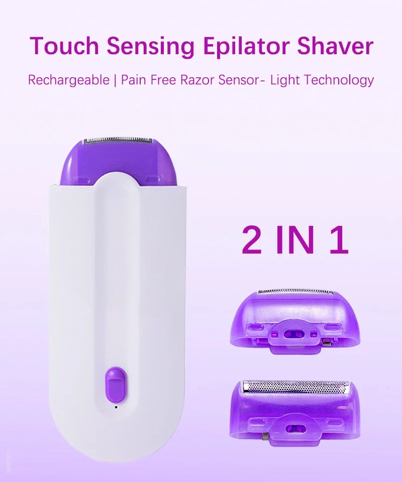 Rechargeable Women Epilator Portable Hair Removal